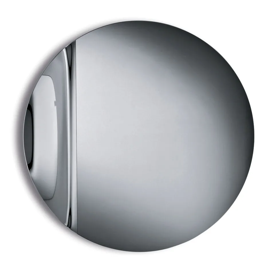 Miroir en verre fusionné ondulé fabriqué en Italie - Candida Viadurini