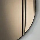 Miroir en verre fusionné ondulé fabriqué en Italie - Candida Viadurini