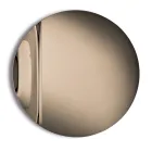 Miroir en verre fusionné ondulé fabriqué en Italie - Candida Viadurini