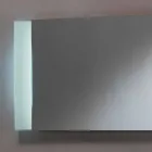 Miroir design LED avec bords en verre satiné Sam Viadurini