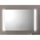 Miroir moderne de salle de bains avec des lumières de LED, L1200xh.900 millimètres, agate Viadurini