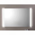 Miroir de salle de bain moderne avec éclairage LED, L1200x H 900 mm, Agata