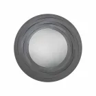 Miroir mural circulaire moderne en fer coloré fabriqué en Italie - Origan Viadurini