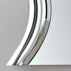 Miroir modulaire avec insert en verre fusionné, fabriqué en Italie - Sorya Viadurini