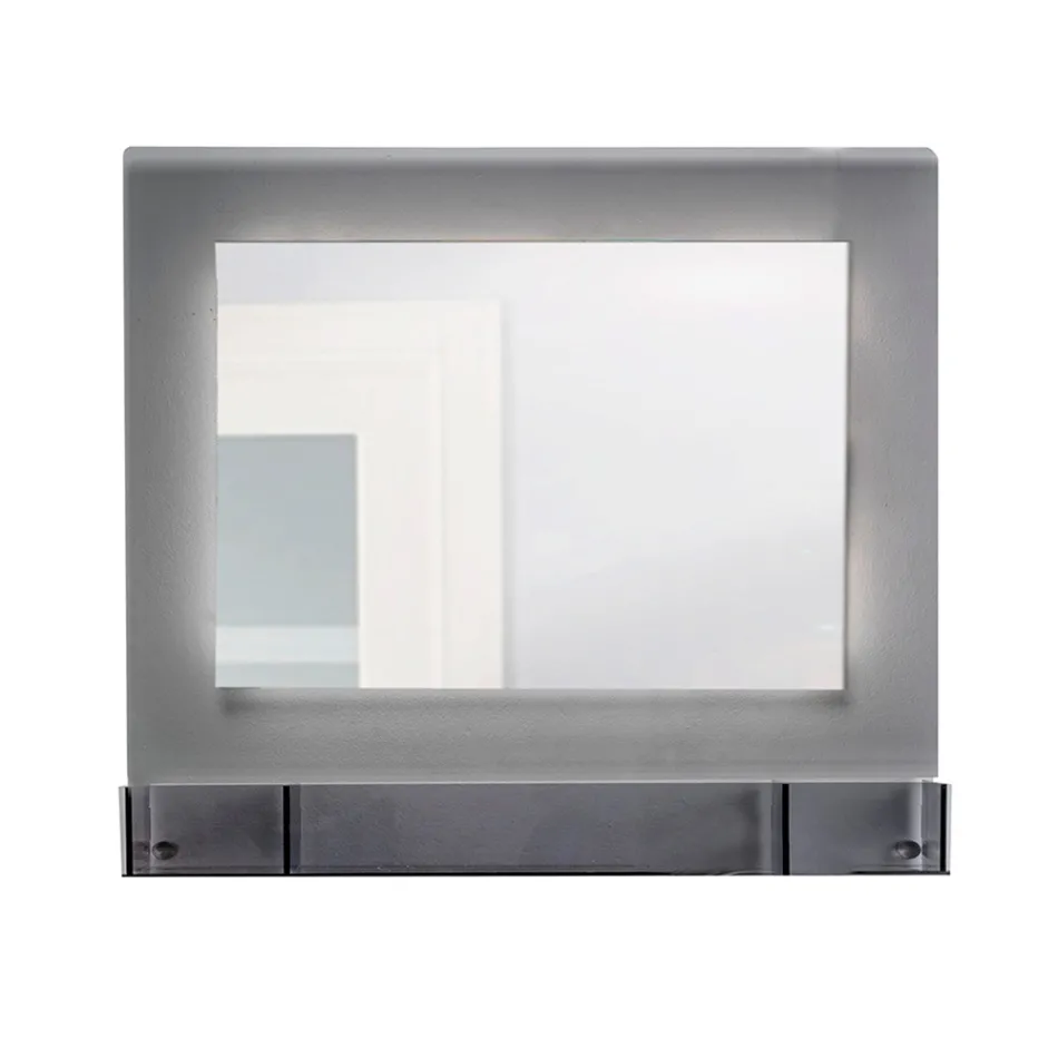 Miroir mural horizontal en plexiglas, conteneur fabriqué en Italie - Kiran Viadurini