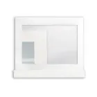 Miroir mural horizontal en plexiglas, conteneur fabriqué en Italie - Kiran Viadurini