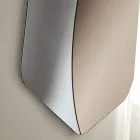 Miroir polygonal irrégulier à coins biseautés, fabriqué en Italie - Calyra Viadurini