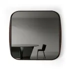 Miroir carré à cadre en bois, fabriqué en Italie - Vespera Viadurini