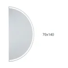 Miroir rétroéclairé avec bande LED continue - Excelsior Viadurini