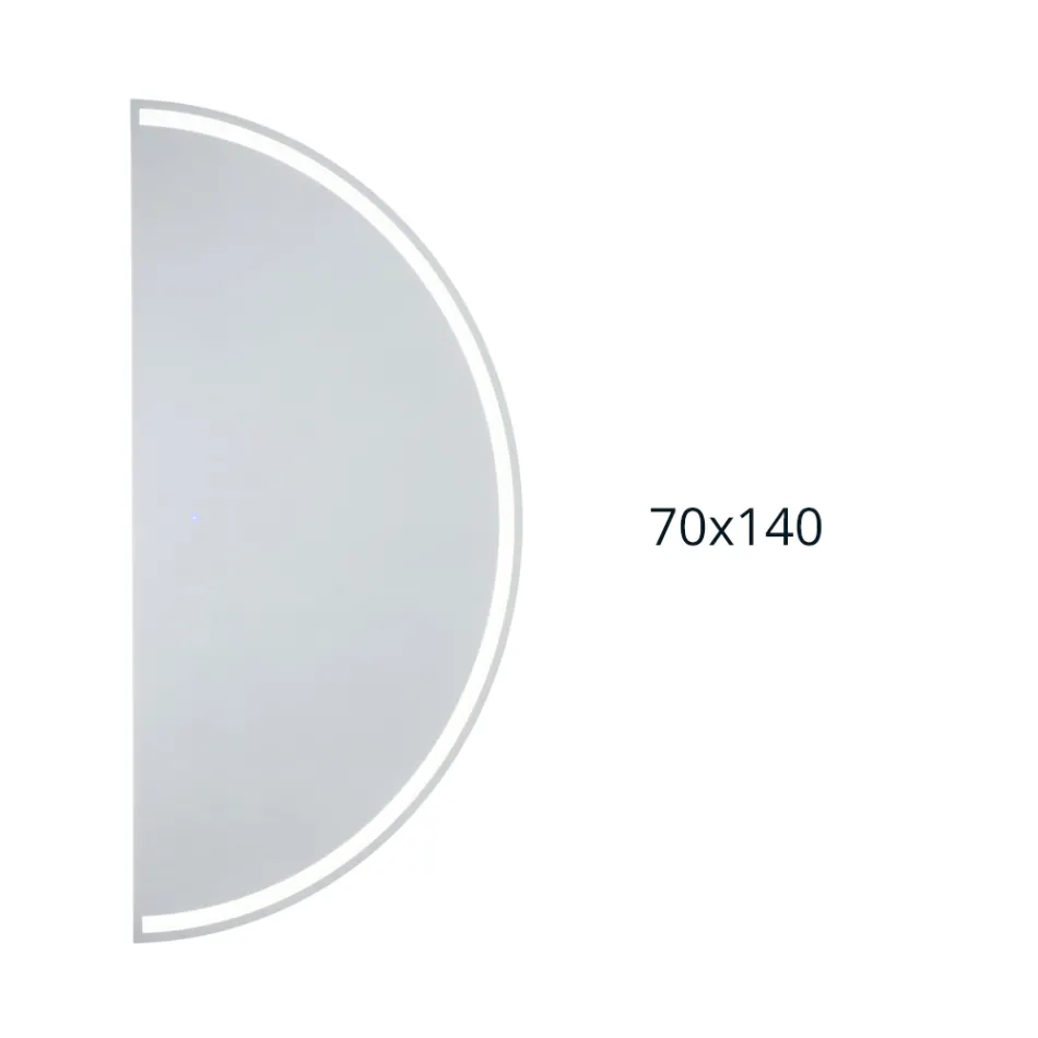 Miroir rétroéclairé avec bande LED continue - Excelsior Viadurini