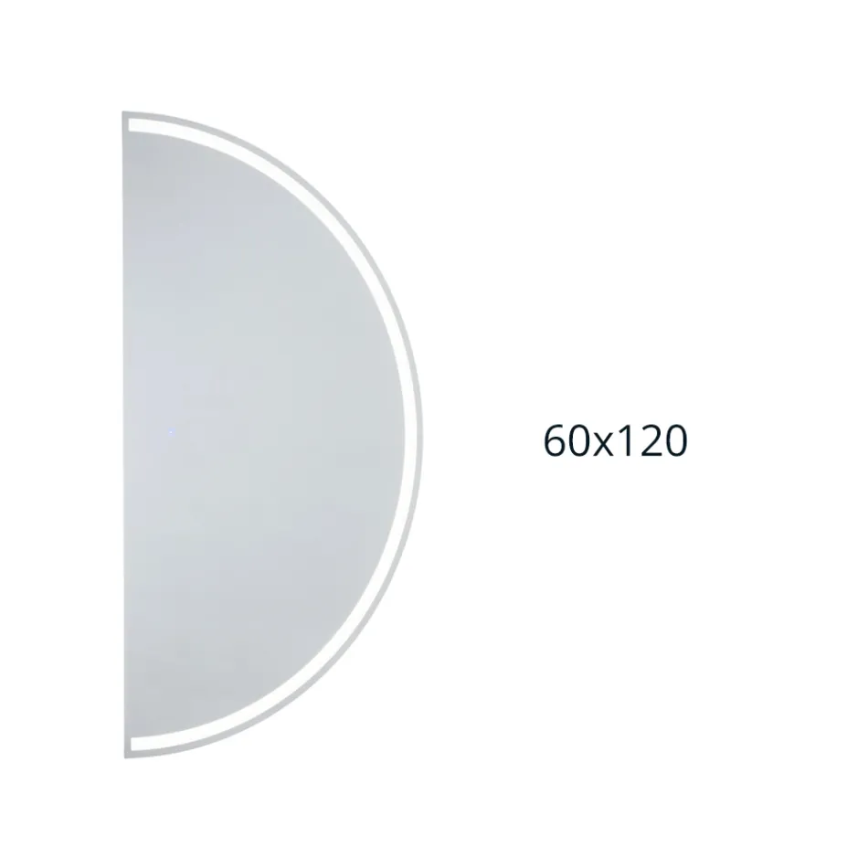 Miroir rétroéclairé avec bande LED continue - Excelsior Viadurini