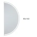 Miroir rétroéclairé avec bande LED continue - Excelsior Viadurini