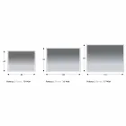 Miroir de salle de bain rétroéclairé avec cadre sablé Made in Italy - Floriana Viadurini