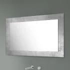 Miroir mural rectangulaire avec cadre en verre argent, or ou cuivre - Stileo Viadurini