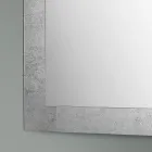 Miroir mural rectangulaire avec cadre en verre argent, or ou cuivre - Stileo Viadurini