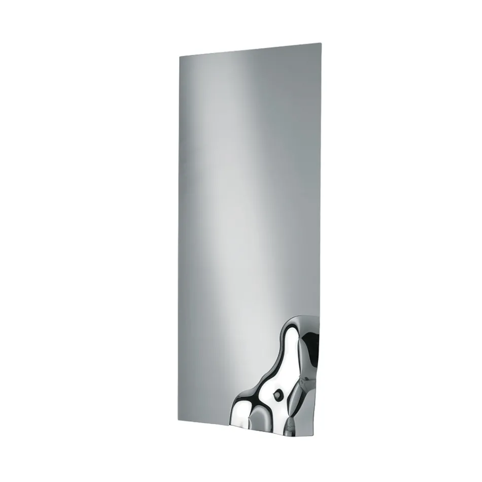 Miroir rectangulaire d'angle en verre fusionné, fabriqué en Italie - Adelinda Viadurini