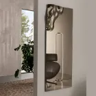 Miroir rectangulaire d'angle en verre fusionné, fabriqué en Italie - Adelinda Viadurini