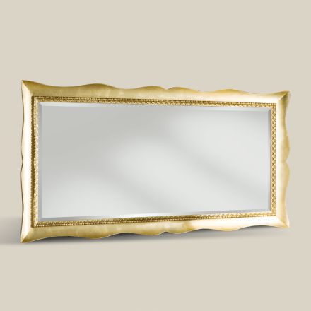 Miroir rectangulaire avec cadre de forme classique Made in Italy - Lara Viadurini