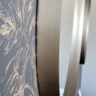 Miroir mural rond avec cadre bronze, noir, platine ou cuivre - Renga Viadurini
