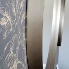 Miroir mural rond avec cadre bronze, noir, platine ou cuivre - Renga Viadurini