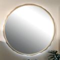 Miroir rond avec éclairage LED intégré fabriqué en Italie - Vinci