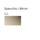 Miroir mural rond Clea en verre martelé, fabriqué en Italie Viadurini