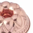 Moules à gâteaux ronds en cuivre étamé faits à la main avec décoration - Gianandrea Viadurini