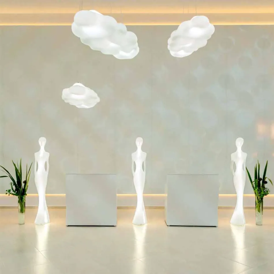 Conception de sol de statue lumineuse avec lumière LED pour intérieur - Penelope par Myyour Viadurini