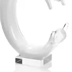 Statue Sculpture Ornement en Cristal Coloré Design Luxe - Gratuit Viadurini