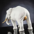 Figurine Éléphant en Céramique Faite en Italie - Fantassin Viadurini