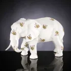 Figurine Éléphant en Céramique Faite en Italie - Fantassin Viadurini