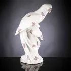 Figurine en céramique artisanale en forme de perroquet fabriquée en Italie - Pagallo Viadurini