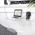 Support pour ordinateur portable en plexiglas transparent ou fumé 2 pièces - Nerdino Viadurini