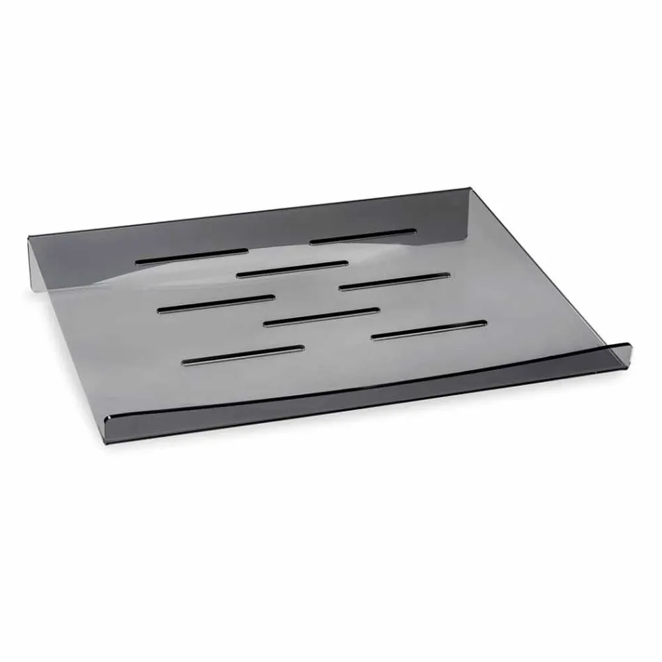 Support pour ordinateur portable en plexiglas transparent ou fumé 2 pièces - Nerdino Viadurini