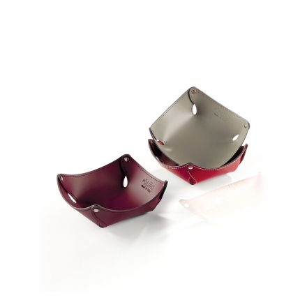 Poches vides en cuir ou cuir régénéré - Modèle Clay Viadurini