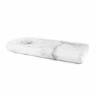 Planche à découper moderne en marbre blanc de Carrare fabriqué en Italie - Amros Viadurini