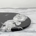 Planche à Découper et Accessoires de Cuisine en Marbre, Bois et Acier Design Luxe - Icaro Viadurini