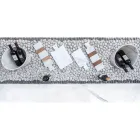 Planche à découper moderne en marbre blanc de Carrare Made in Italy - Biblon Viadurini