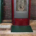 Tapis en cuir pour cheminée / poêle Virgilio Made in Italy Viadurini