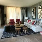 Tapis en laine à poils longs fabriqué à la main noué à la main en Turquie - Benedetta Viadurini