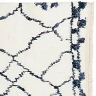 Tapis en laine à poils longs fabriqué à la main noué à la main en Turquie - Benedetta Viadurini