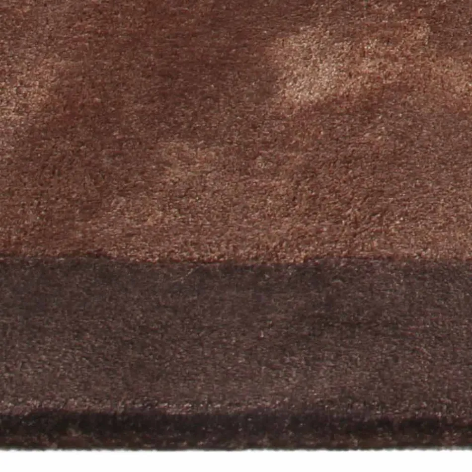 Tapis Bordé en Coton et Viscose Coloré pour Salon - Planétarium Viadurini