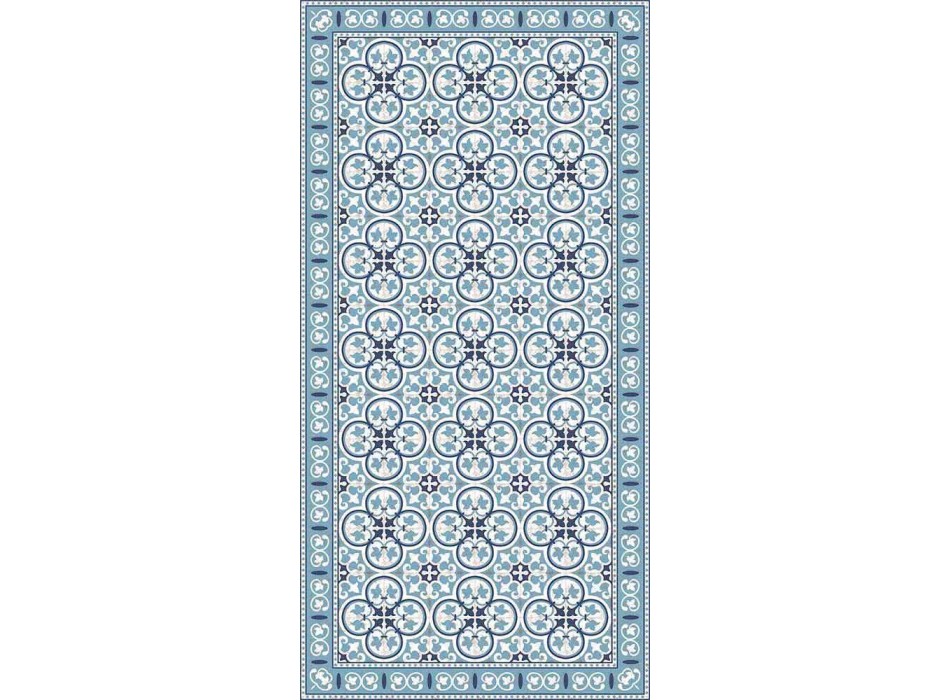 Tapis de cuisine à motifs modernes en PVC et polyester - Lindia Viadurini