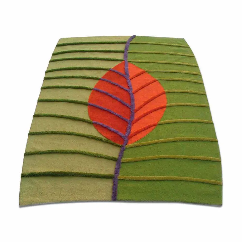 Tapis de salon en laine tufté main fabriqué en Italie - Posillipo Viadurini