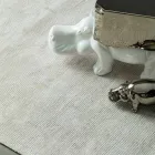 Tapis de salon moderne en coton et viscose, tissé à la main - Silky Viadurini