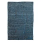 Tapis de salon réalisé sur métier manuel en viscose, laine et coton - Cristel Viadurini