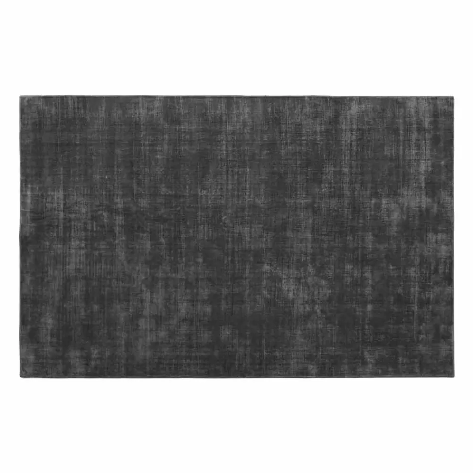 Tapis de salon rectangulaire en viscose, haute qualité fabriqué en Italie - Stephan Viadurini