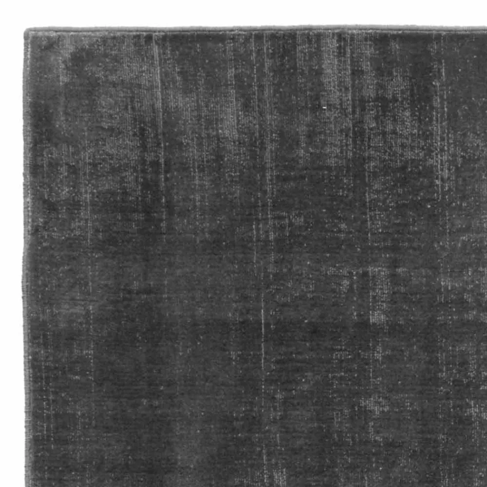 Tapis de salon rectangulaire en viscose, haute qualité fabriqué en Italie - Stephan Viadurini