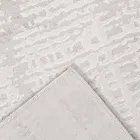 Tapis Design à Design Beige en Polyester et Viscose - Occitanie Viadurini