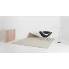 Tapis en viscose et coton à franges colorées au design moderne en soie - Garbino Viadurini